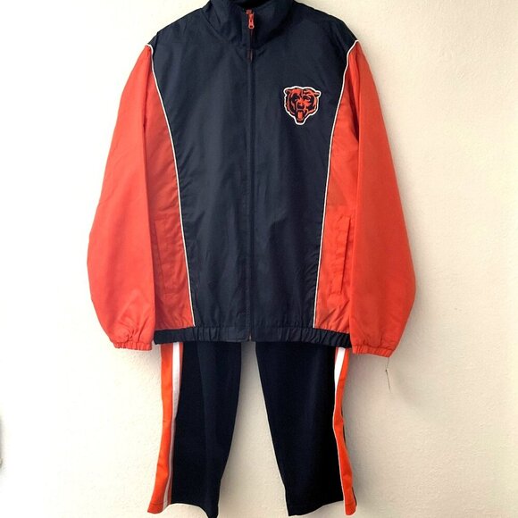 CHICAGO BEARS GAME JACKET AND PANTS VINTAGE 90'S XL - Picture 2 of 14